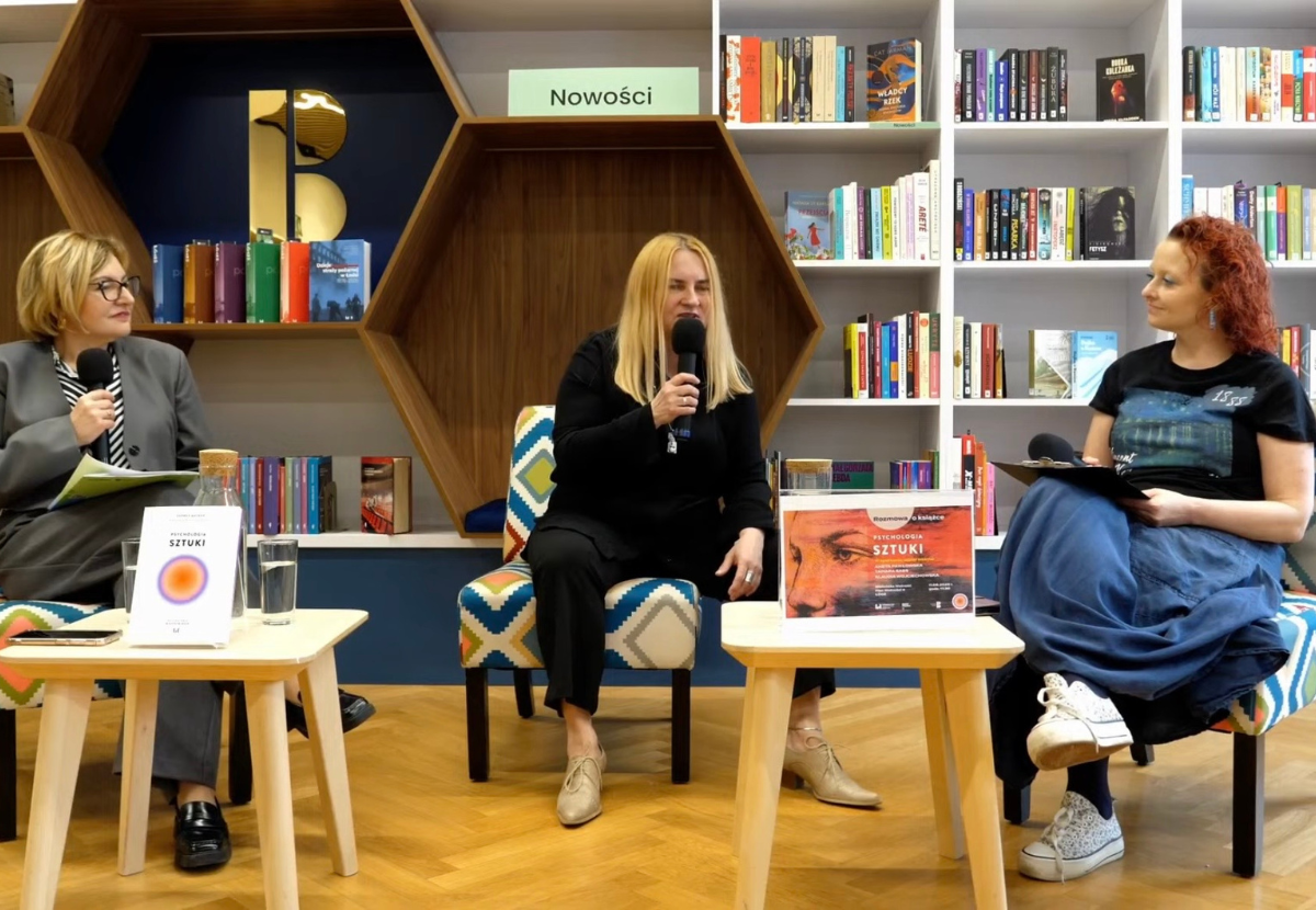 „Psychologia sztuki” – nagranie rozmowy o książce w Bibliotece Wolność